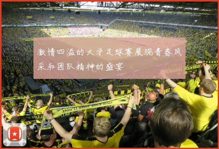 激情四溢的大学足球赛展现青春风采和团队精神的盛宴